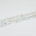A6010 # -3 Bulk Stock Facettierte Kristall Tear Drop Glas Quarz Briolette Cut Diamond Beads